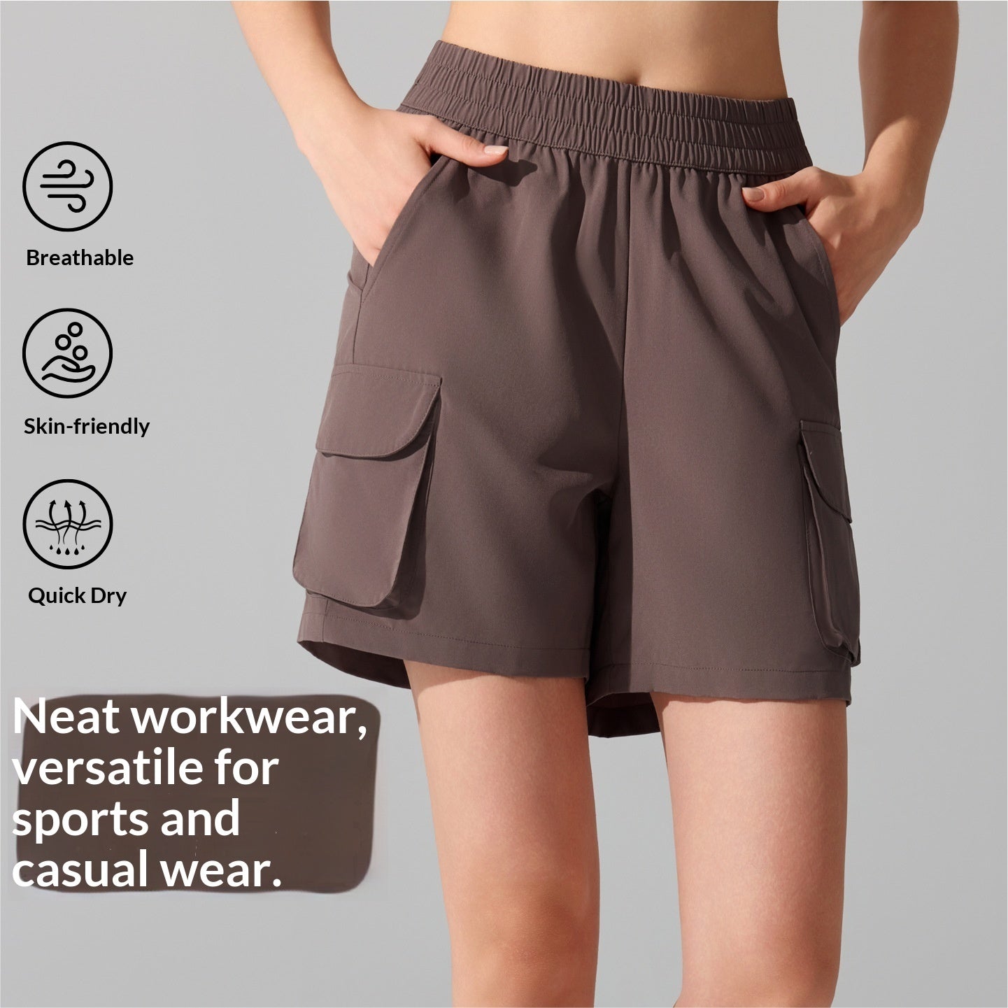 Breathable Outdoor Running And Yoga Capri Pants